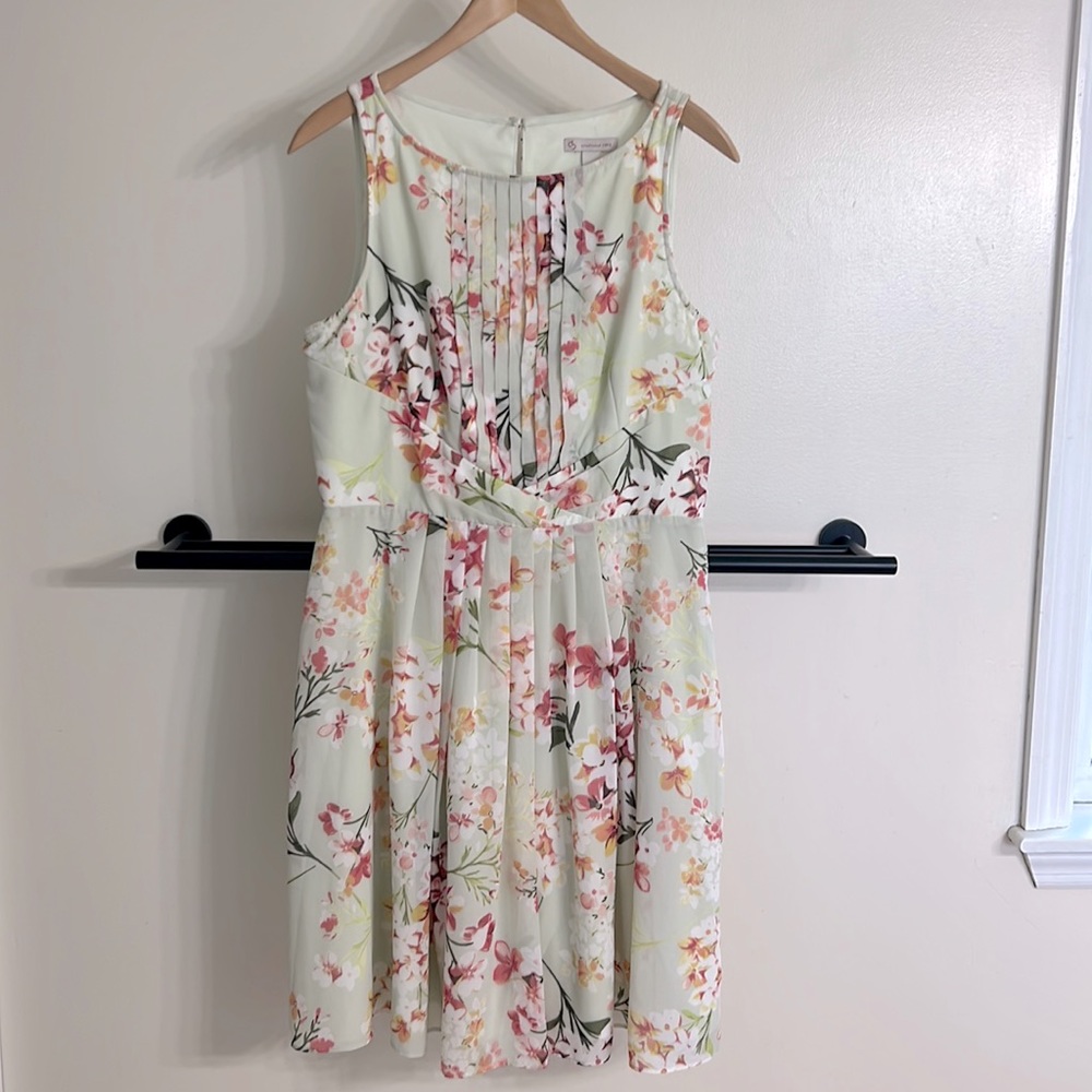 Green Floral Dress